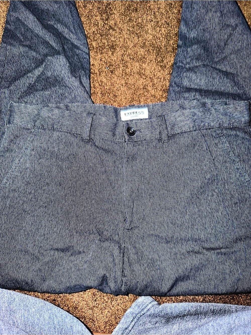 Express Jogger Pants Blue Waist 36